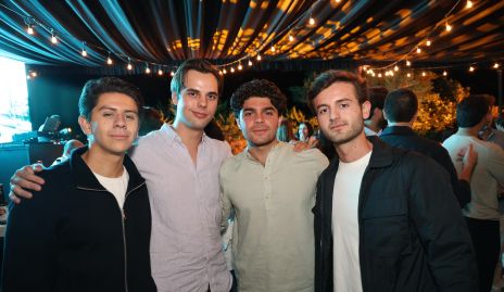  Pato Ojeda, Bernardo Pérez, César Morales y Pato Sarquis.