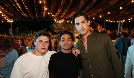  Emilio Trujillo, Diego Méndez y Esteban Artolózaga.