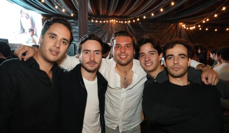  Juan Pablo Chevaile, Mateo Guerra, Moy Payán, Emilio Castro y Manolo Martins.