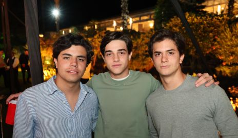  Juan Manuel Gómez, Marcelo Díaz Infante y Alex Lozano.