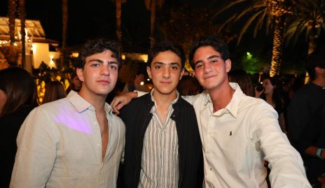  Omar Feres, Memo Domínguez y Paulo Alcalde.