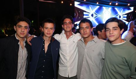  Memo Domínguez, Santiago Lozano, Paulo Alcalde, Franco Sánchez y Marcelo Díaz Infante.
