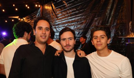  Juan Pablo Chevaile, Mateo Guerra y Pato Ojeda.