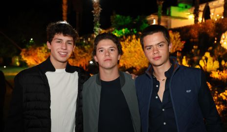  Luisma Abella, Mauricio Lozano y Santiago Lozano.