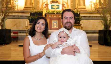  Mariana García, Elena y José Carlos Leos.