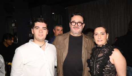  Germán Jr, Germán González y Maribel De Antuñano.
