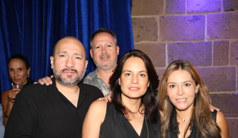 José Luis Barrón, Ernesto Pérez, Andrea de la Torre y Guadalupe Vázquez.