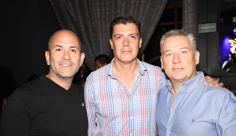  Hugo Humara, Rolando Muñoz y Héctor Galán.