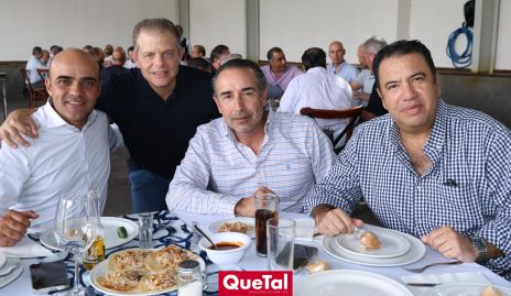  Iván Anguiano, Juan Carlos Feres, Alejandro Elizondo y Roberto Silva.