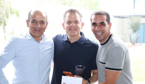  Elías Abud, Juan Carlos Feres y Carlos Chevaile.