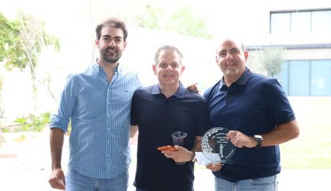  Roberto Abud, Juan Carlos Feres y Félix Feres.