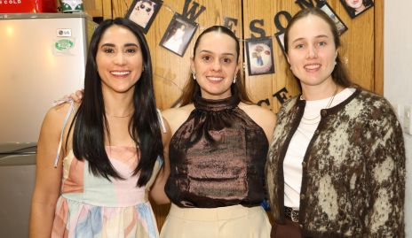  Rocío Martínez, Ale Martínez y Ana Lucía Munguía.