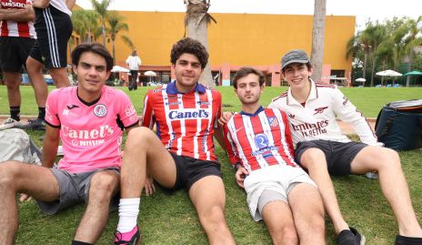  Diego Medina, César Morales, Pato Sarquis y Diego Payán.