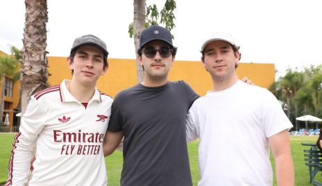  Diego Payán, Alejandro Cambeses y Jacobo Payan.