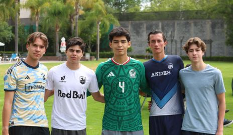  Juan Carlos Martínez, Gonzalo Zermeño, Iker Ortiz, Ricardo Trujillo y Luisma Vallejo.