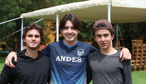  Marcelo Nieto, Paulo Abaroa y Santiago Conde.