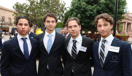  José Miguel Guerra, Santi Torre, Juan Carlos Martínez y Luis Eduardo Guerra.