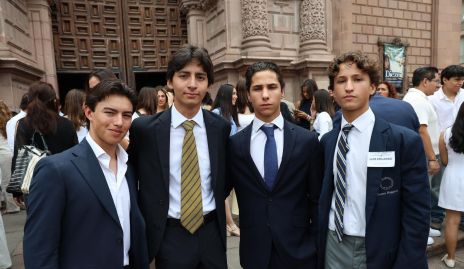  Miguel Ángel Castro, Juan Pablo Humara, José Miguel Guerra y Luis Eduardo Guerra.