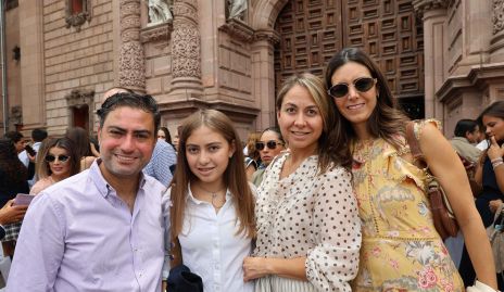  Jorge Leos, María Leos, Jozune Arzola y Gabriela Labastida.