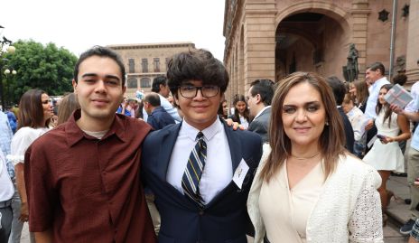  Diego Gómez, Anuar Kasis y Laile Gómez.