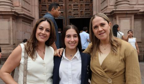  María José Martínez, Mati y Ruth Pierdant.