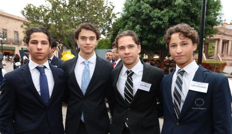  José Miguel Guerra, Santi Torre, Juan Carlos Martínez y Luis Eduardo Guerra.