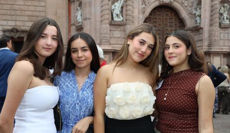  Majo Abella, NataliaPosadas, María José Cerda e Isabela Martínez.