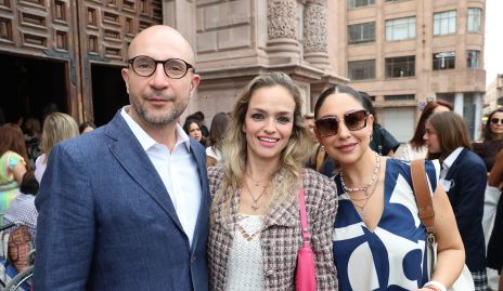  Juan Pablo Nava, Vero Alvarado y Martha Ávalos.