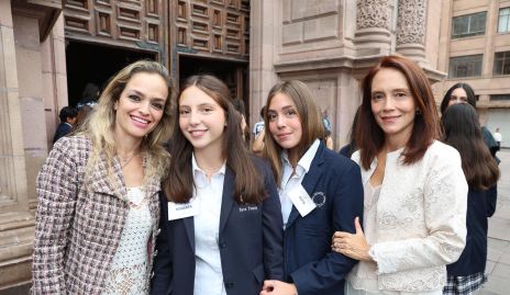  Vero Alvarado, Roberta Nava, Sofía y Hortensia López.