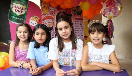  María José Muñoz, Bárbara Rojo, María Pía Almazán y Renata Cordero.