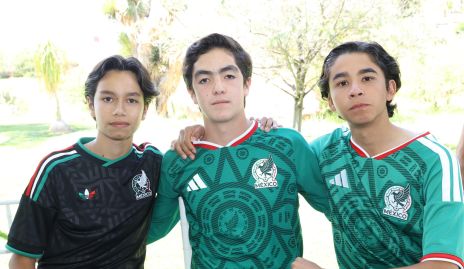  Marcelo Estrada, Marcelo Vega y Sebastián Borja.