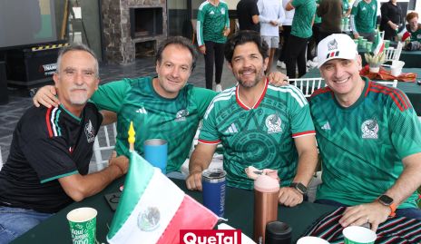  Juan Carlos Mora, Lalo Rueda, Marcelo Lozano y Beto Ayala.