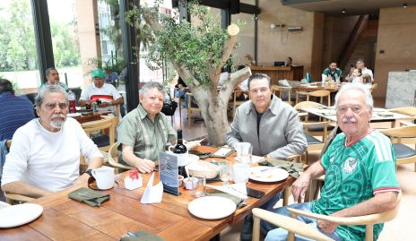  Antonio Nájera, Eduardo Romo, Javier Mercado y Pedro Martínez.