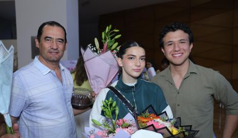  Guillermo Abud, Mariana Abud y Adolfo López.