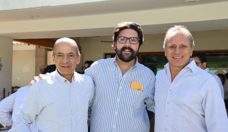  Elías Abud, Mario García y Fernando Abud.