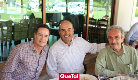  Meme Lozano, Fernando Pérez y Mario García.