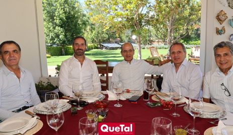 Héctor Mahbub, Luis Mahbub, Elías Abud, Fernando Abud y Julio Castelo.