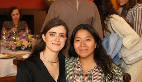 Paola Gutiérrez y Ana Meche Cifuentes.