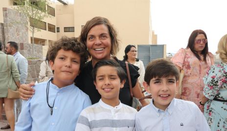 Santi González, Ale Alcalde, Emilio Cortés y Patricio Suárez.