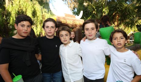  Fer Rojo, Matías Martínez, Agustín Félix, Jerónimo y Marcelo Pérez.