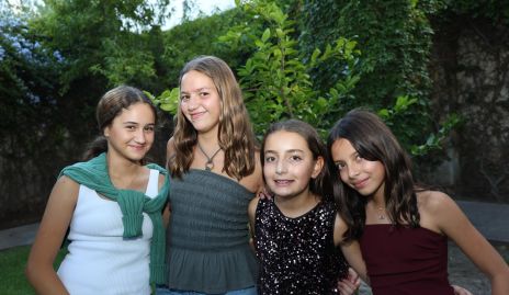 Arantza  Calzada, Victoria Pierdant, Luciana Lozano y Luciana Briseño,.