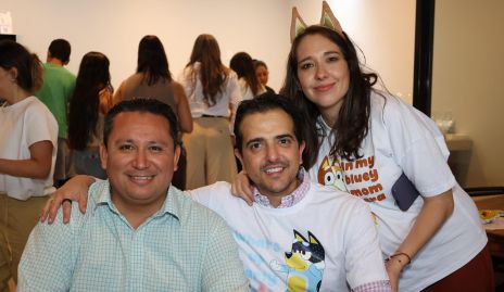  Fernando Gámez, Luis Fernando Lárraga y María Canales.