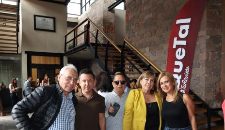  Francisco de la Garza, Carlos Pozos, Pedro Antonio, Lilia de la Garza y Blanca Contreras.