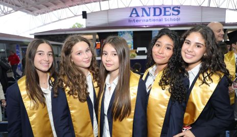  Mati Pierdan, Paula Franco, Ana Vergara, Daniela Luna y Valentina Arredondo.