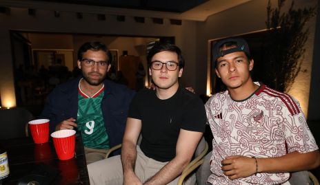  Daniel Carreras, Patricio Odiorzola y Franco Sánchez.