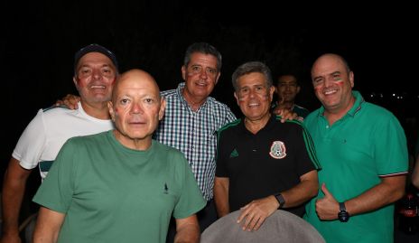  César Morales, Bernardo Meade, Carlos Malo, Galo Galván y Edgar Eichelmann.