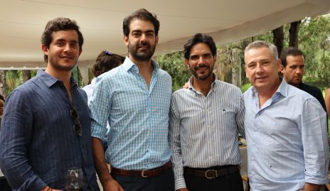  Julián Abud, Roberto Abud, Anuar Zaur y Puy Galán.