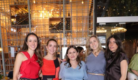  María Cueli, Faustina Villarreal, Priscila Medlich, Camila Fernández y Ana Lucía Día Infante.