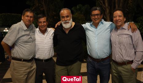  Tuti Martens, Carlos Cifuentes, Ernesto del Garza, Víctor Rodríguez y Mario Vázquez.