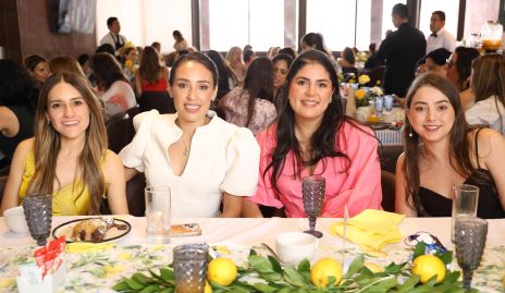  Andrea Parra, Paola Ascanio, Sofía Perafán y Ale Palau.